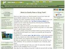 Tablet Screenshot of passadrugtestingforall.com